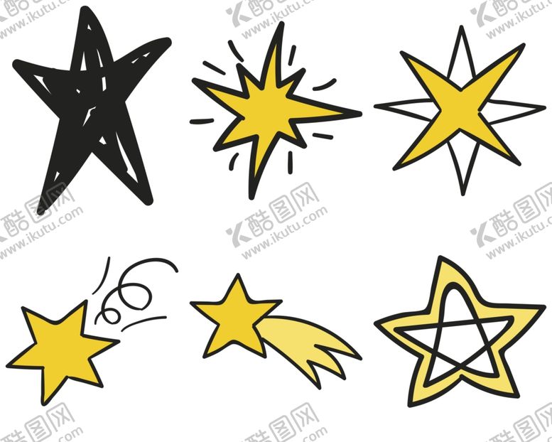编号：94837105060008552576【酷图网】源文件下载-星星