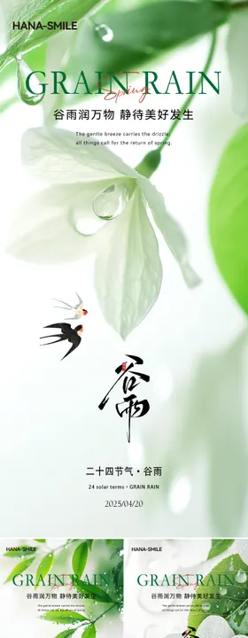 谷雨露水花系列