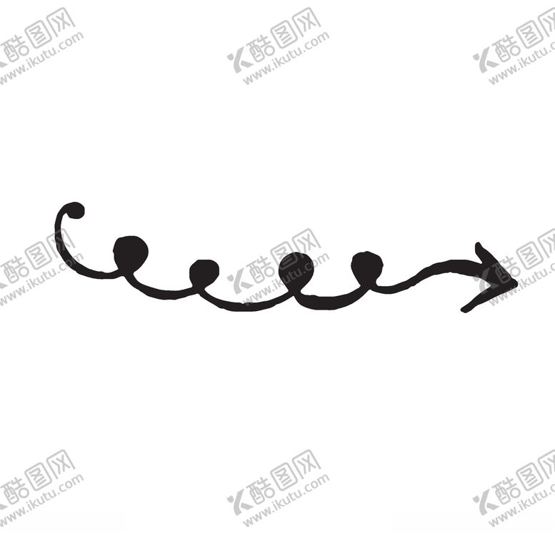 编号：81008910032249089810【酷图网】源文件下载-黑白手绘箭头