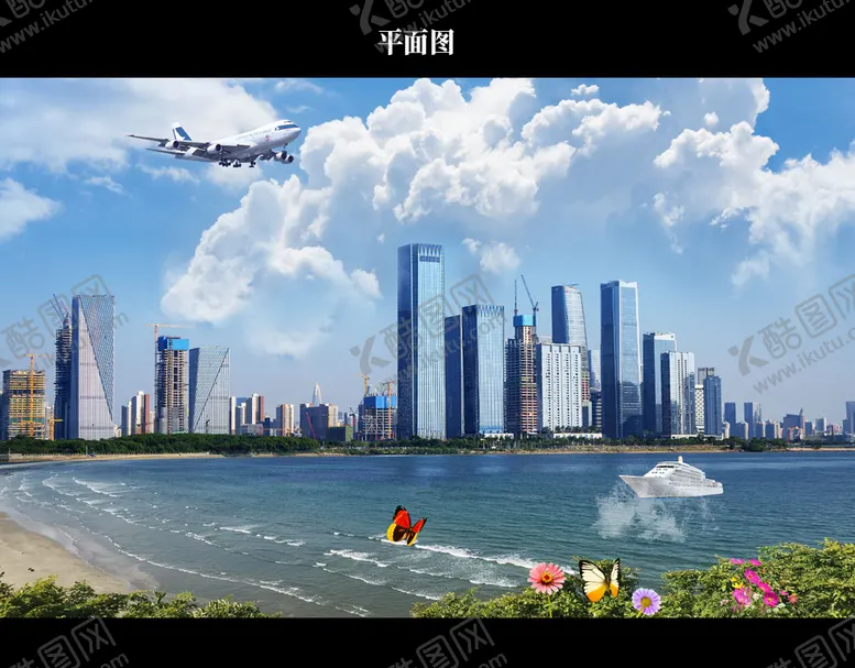 编号：87344911071932587445【酷图网】源文件下载-海边建筑楼房PSD源文件