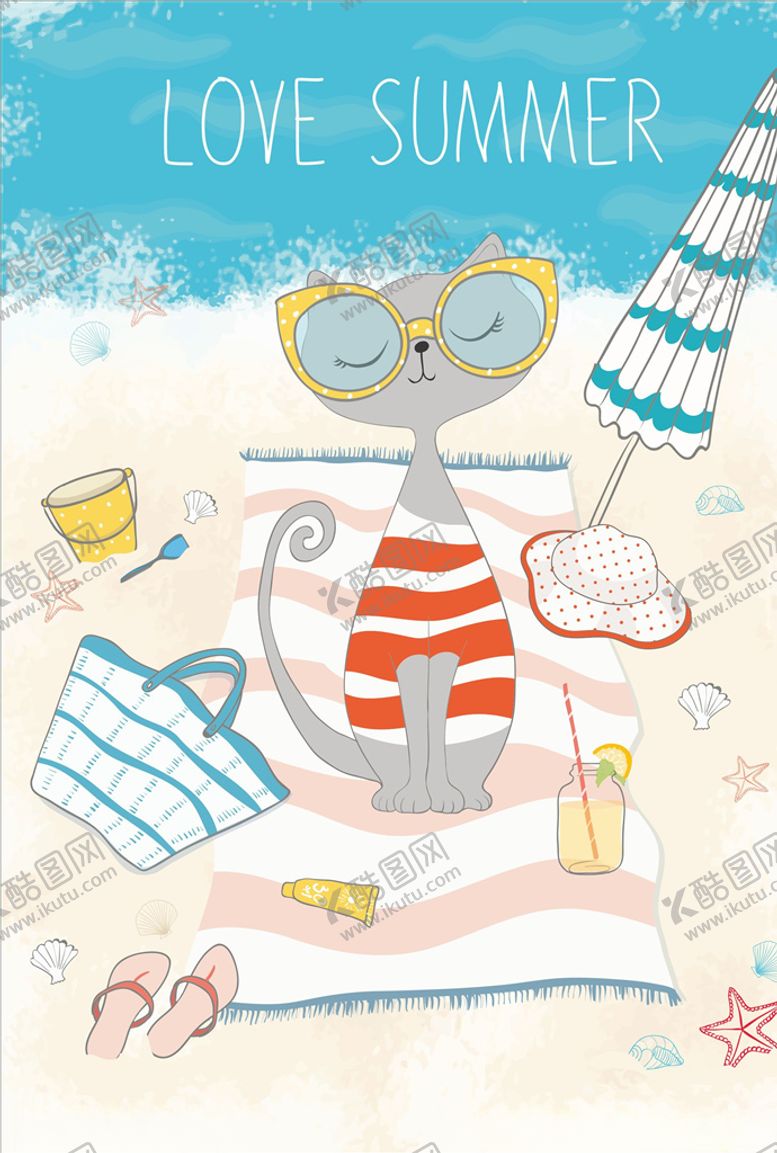 编号：55431709200527112850【酷图网】源文件下载-卡通猫