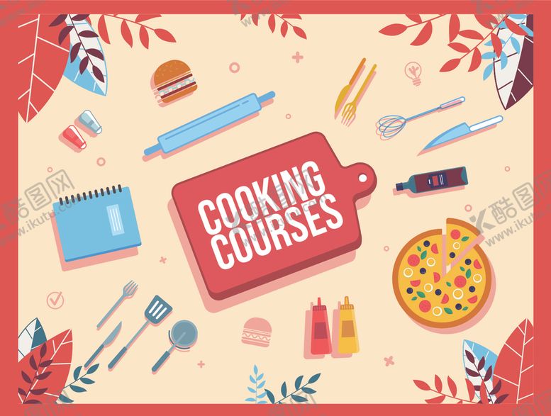 编号：76104511020105258179【酷图网】源文件下载-烹饪课程素材插画