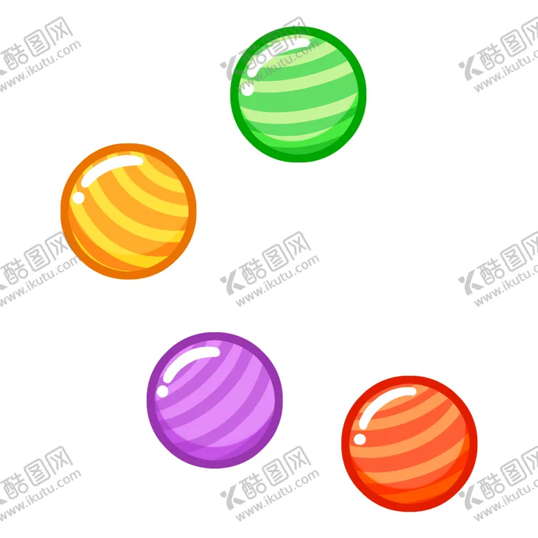编号：15347909140729097480【酷图网】源文件下载-卡通玻璃球花纹素材