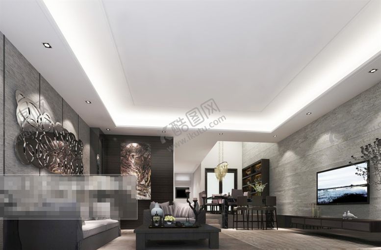 编号：51125309210723085073【酷图网】源文件下载-客厅空间