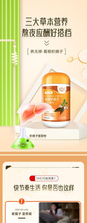 电商详情页保健品药品