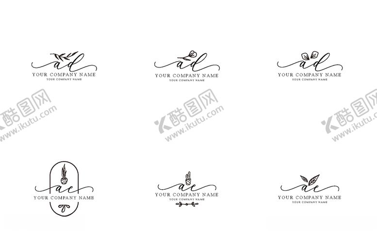 编号：24209507140300031775【酷图网】源文件下载-简易线性logo