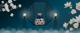 中国风背景底图模板晚会