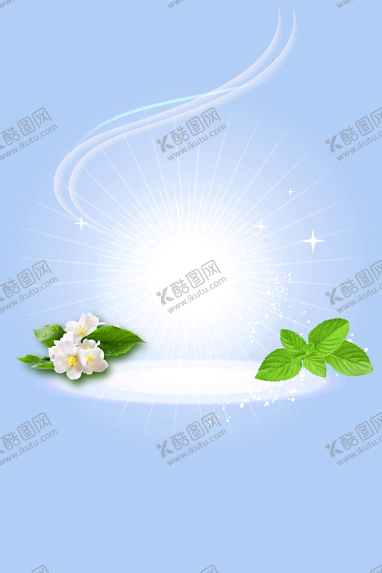 编号：85690309280712241974【酷图网】源文件下载-蓝色光炫背景