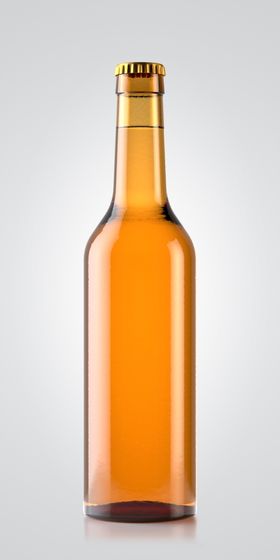 啤酒瓶子罐装包装效果图样机