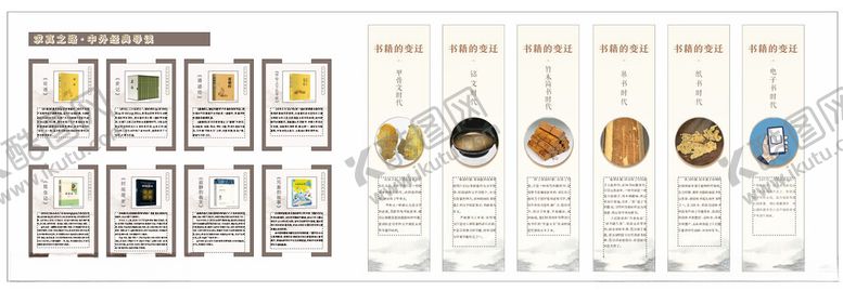 编号：19292903312009533982【酷图网】源文件下载-读书文化墙