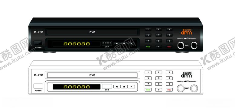 编号：94725610311522575458【酷图网】源文件下载-DVD产品面板设计图