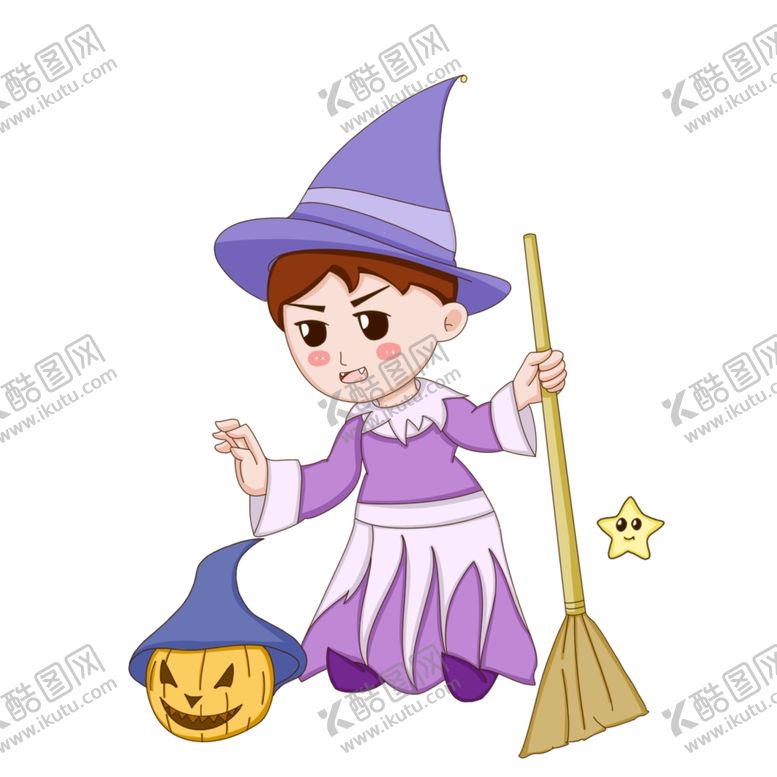 编号：58563210300518499192【酷图网】源文件下载-万圣节插画