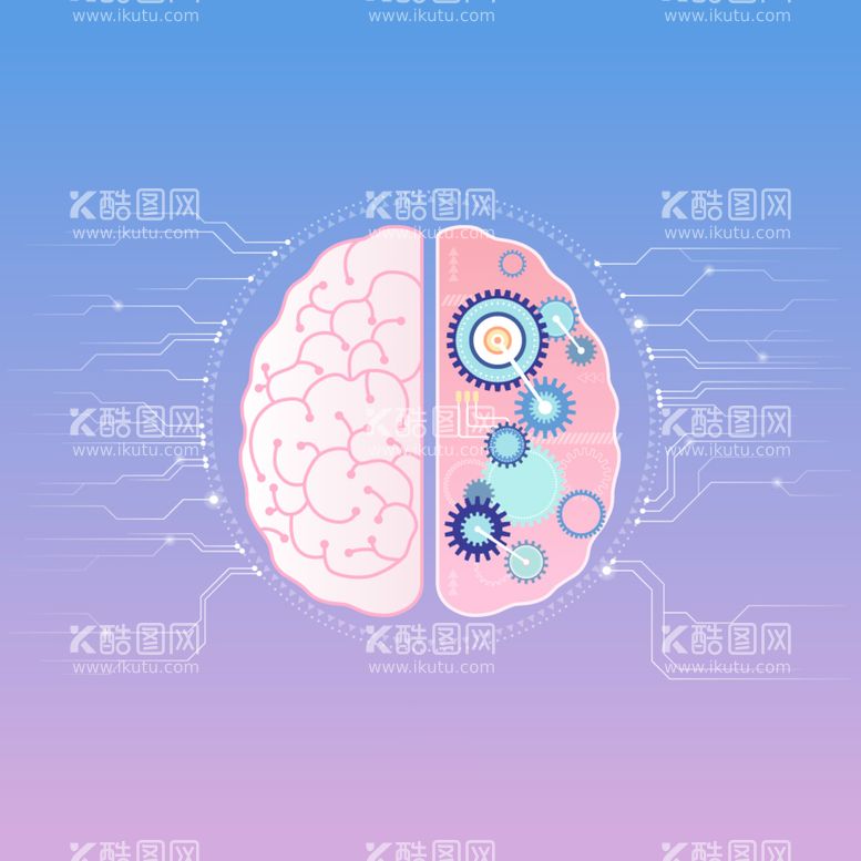 编号：48169009302137314396【酷图网】源文件下载-大脑网络概念    