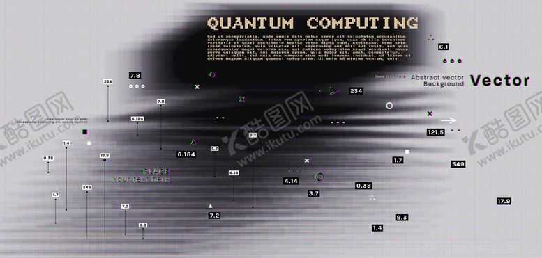 编号：73924402130337084892【酷图网】源文件下载-赛博朋克几何粒子抽象科技线条