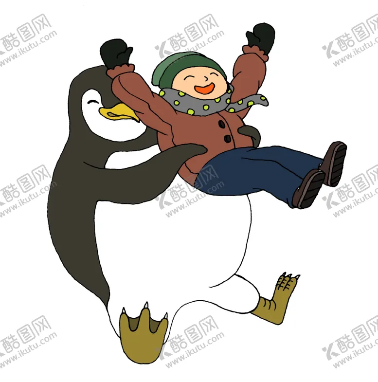 编号：54213904151240097411【酷图网】源文件下载-企鹅手绘插画
