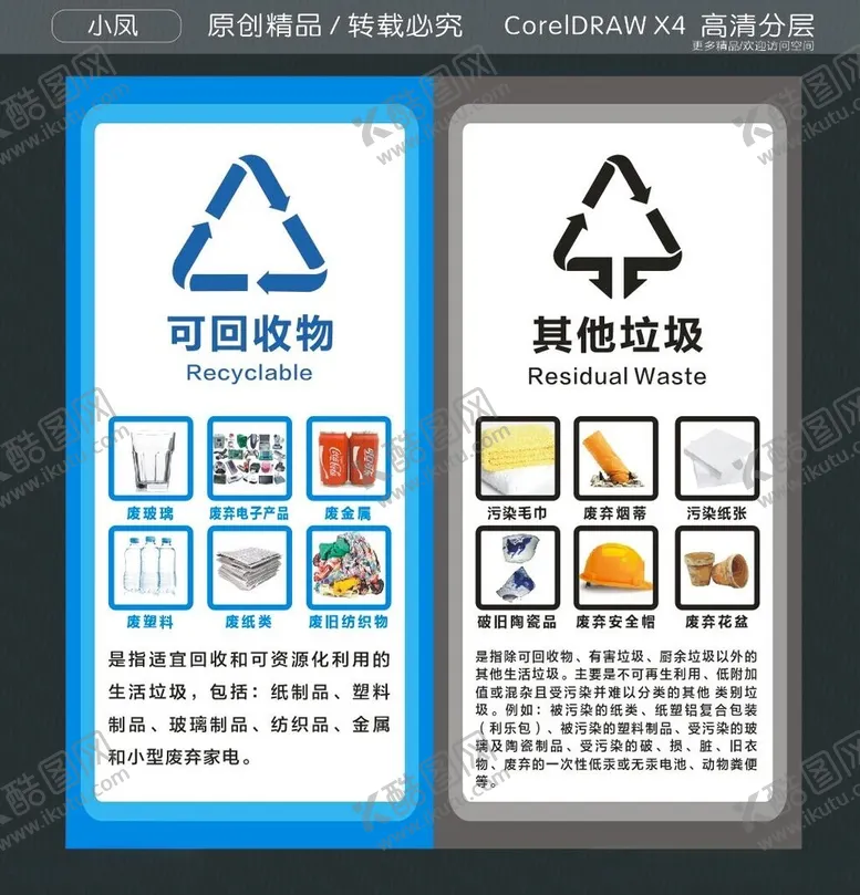 编号：77991512180327452575【酷图网】源文件下载-垃圾分类