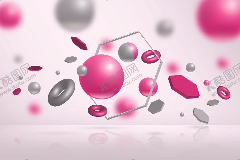 编号：22895909240543522504【酷图网】源文件下载-3D几何背景