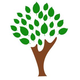 树木植物标志图形图标装饰素材
