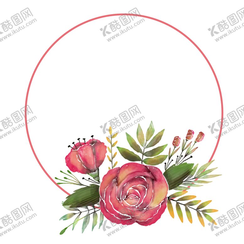 编号：57878011011503069268【酷图网】源文件下载-花卉框架