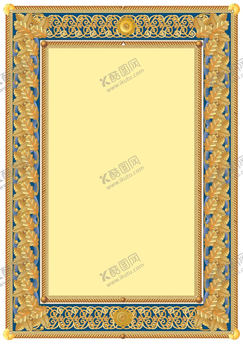 编号：19256410290737237015【酷图网】源文件下载-证书模板