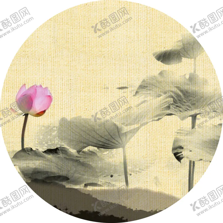 编号：36328702051536115090【酷图网】源文件下载-水墨荷花