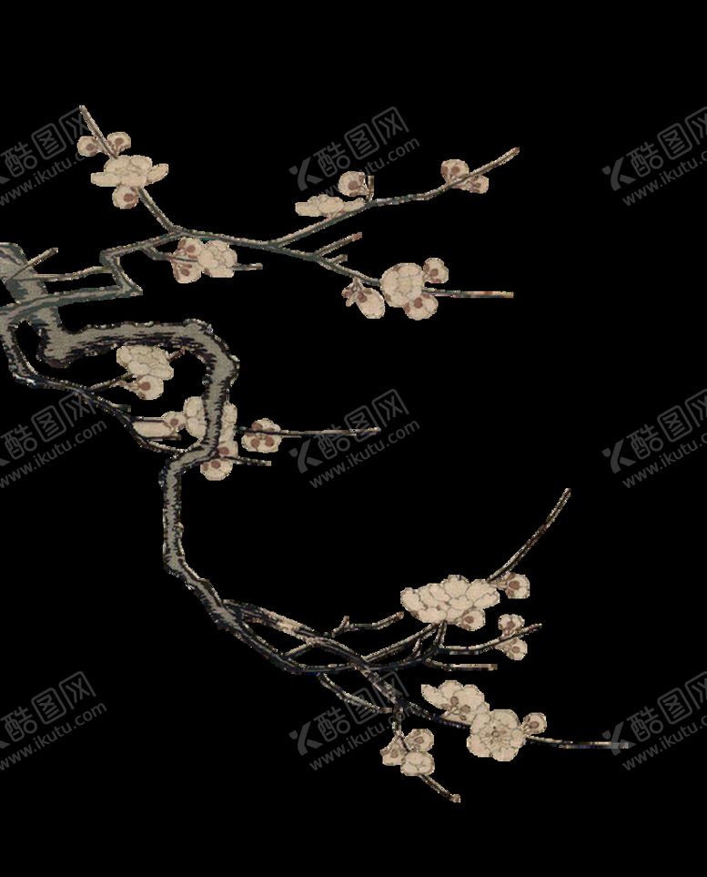 编号：82523310240054164707【酷图网】源文件下载-中式梅花