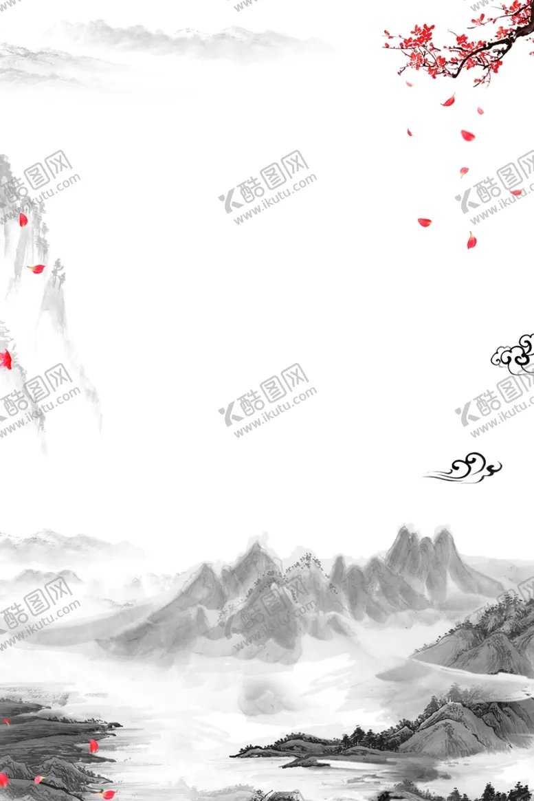 编号：69142309241714126541【酷图网】源文件下载-水墨背景
