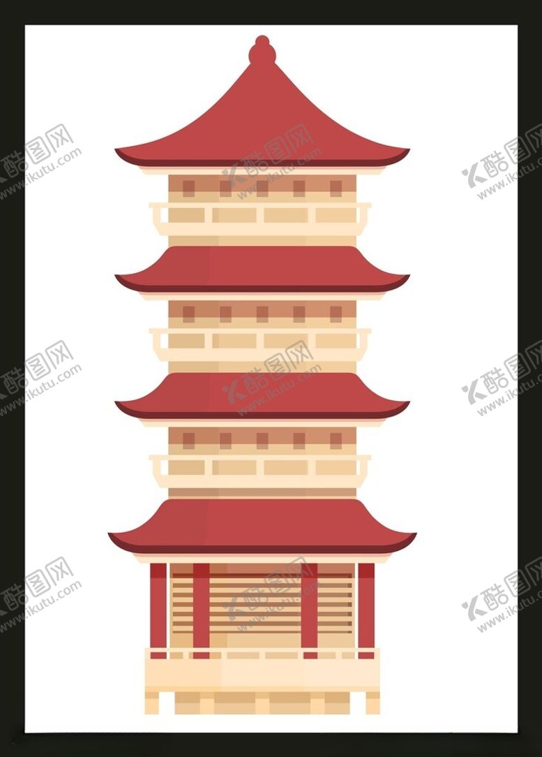 编号：52199601170921297632【酷图网】源文件下载-手绘古典建筑