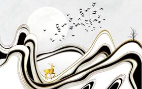 中国风背景墙