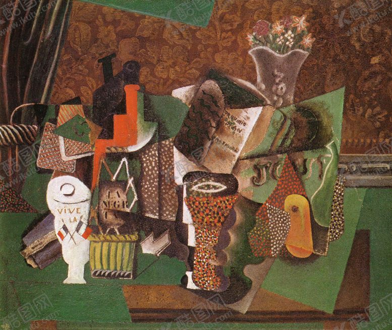 编号：54648409280129072860【酷图网】源文件下载-毕加索抽象绘画作品