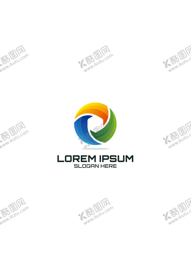 编号：04857109272301360819【酷图网】源文件下载-立体渐变logo