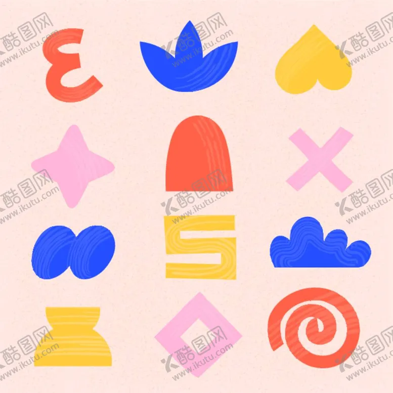 编号：52069212041300361910【酷图网】源文件下载-彩色抽象形状