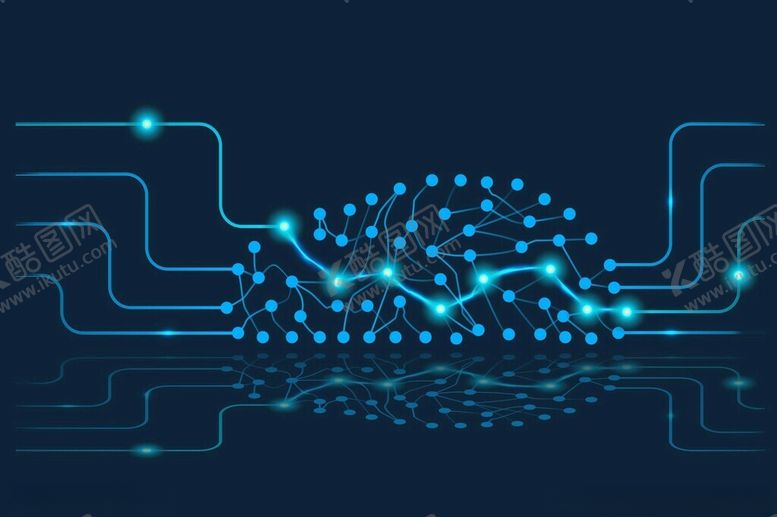 编号：23473204151431152138【酷图网】源文件下载-AI人工智能电路线条图案背景