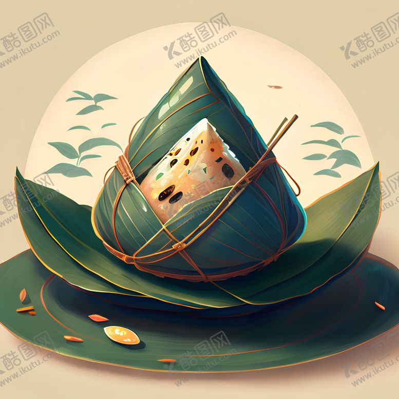 编号：84736301311954366073【酷图网】源文件下载-粽子插画