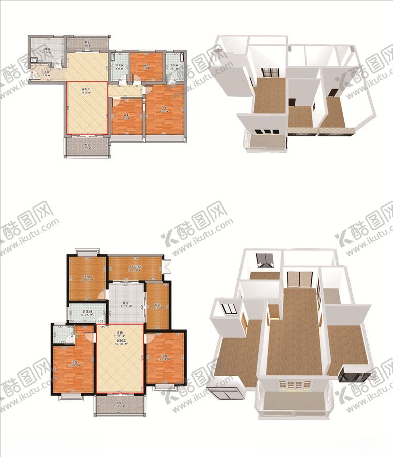编号：24330109091935295933【酷图网】源文件下载-房产户型素材