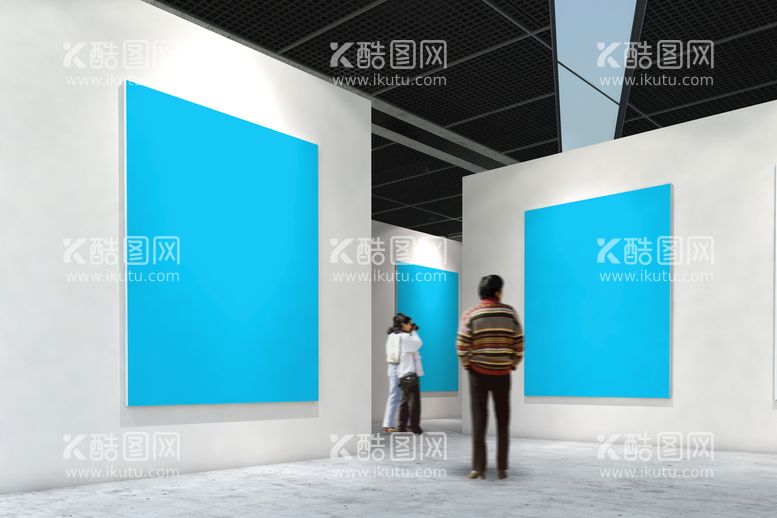 编号：56746611121524536552【酷图网】源文件下载-大展厅展览海报展示样机素材