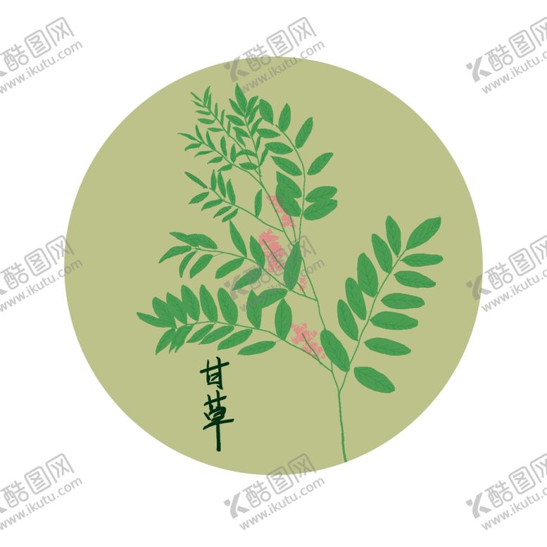 编号：58825809221326521795【酷图网】源文件下载-手绘甘草