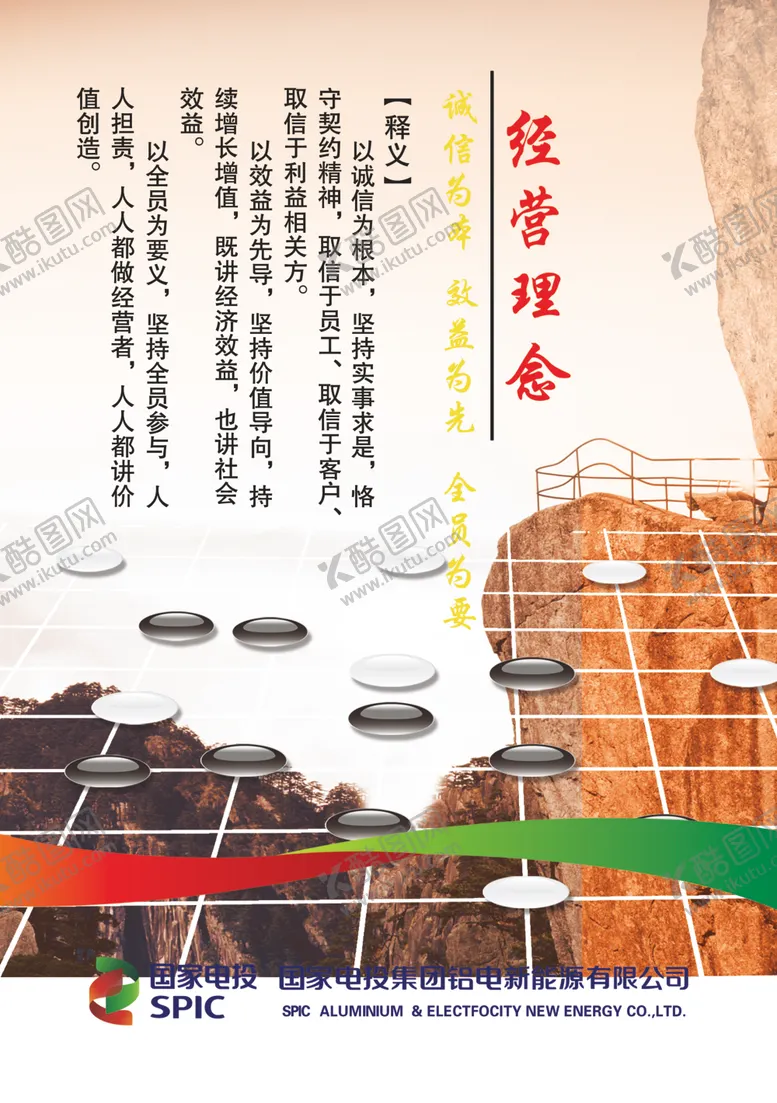编号：70470803310257401384【酷图网】源文件下载-经营理念