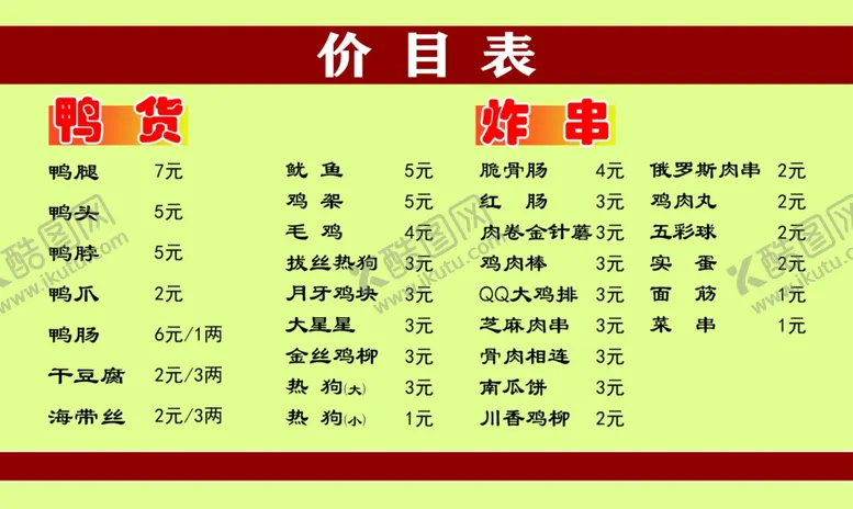 编号：57196304210845451737【酷图网】源文件下载-炸串名片