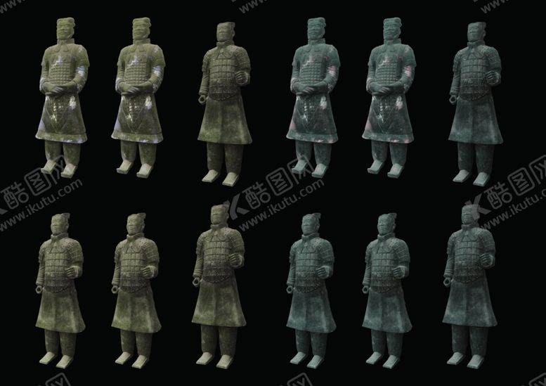 编号：99757909141647458211【酷图网】源文件下载-兵马俑装饰品