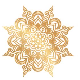 创意金色花纹图案设计