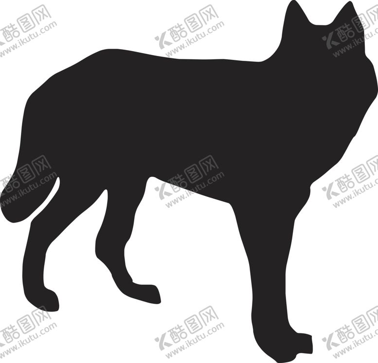 编号：74800604300558476128【酷图网】源文件下载-动物剪影