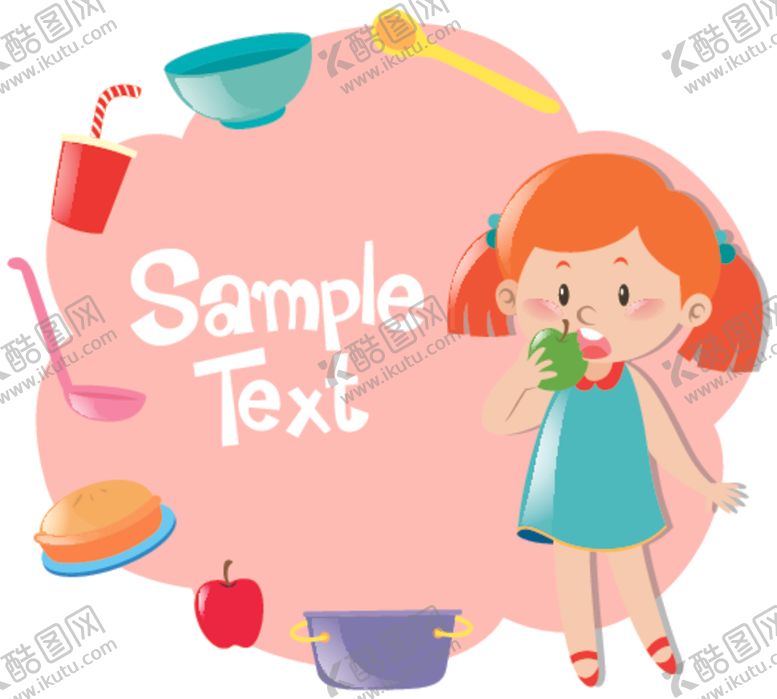 编号：82987310300520566363【酷图网】源文件下载-卡通女孩