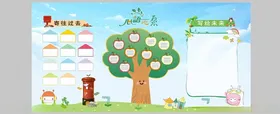 心愿树展板
