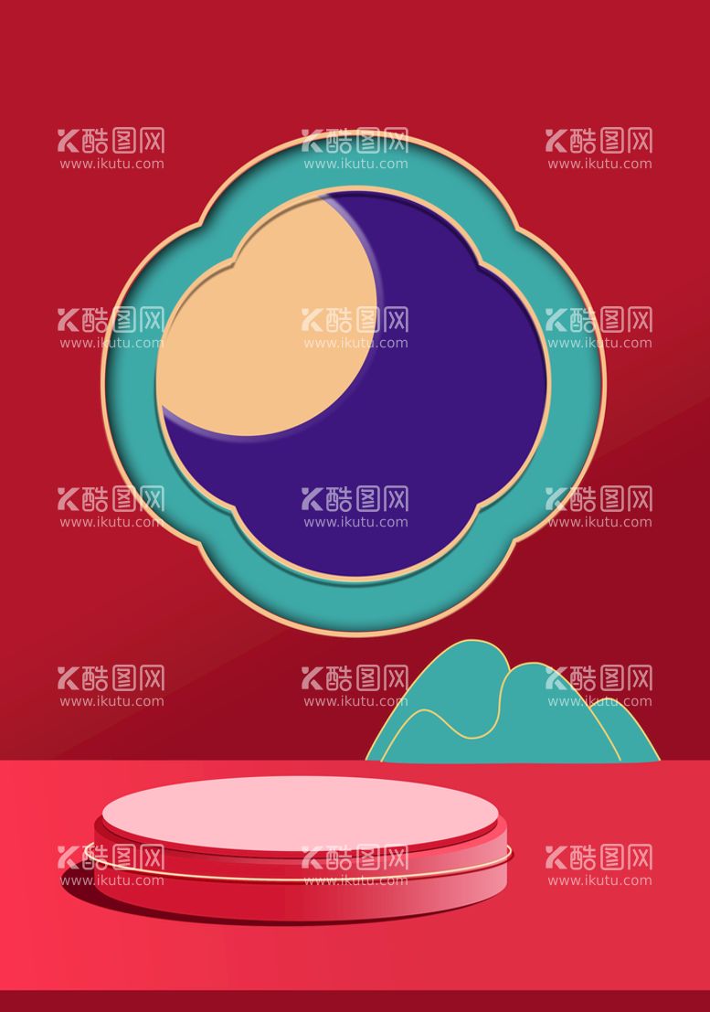 编号：54193010011900364802【酷图网】源文件下载-中秋节背景  