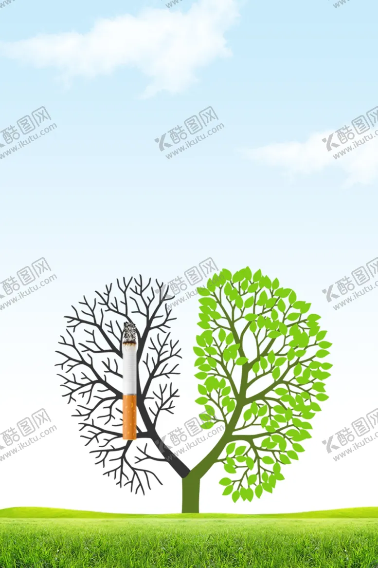 编号：68170701290641085157【酷图网】源文件下载-世界无烟日PSD海报