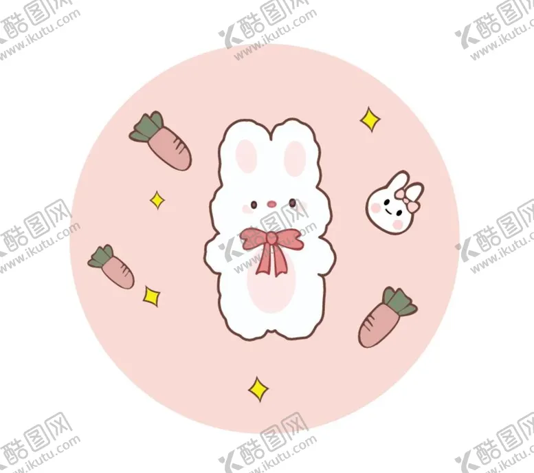 编号：56902309180006286235【酷图网】源文件下载-小兔子胡萝卜图案设计图片