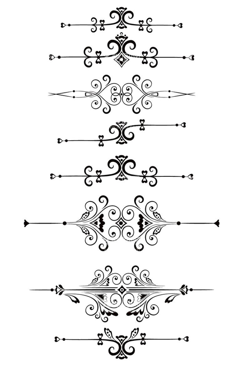 编号：53453710281915019660【酷图网】源文件下载-欧式花纹文本装饰
