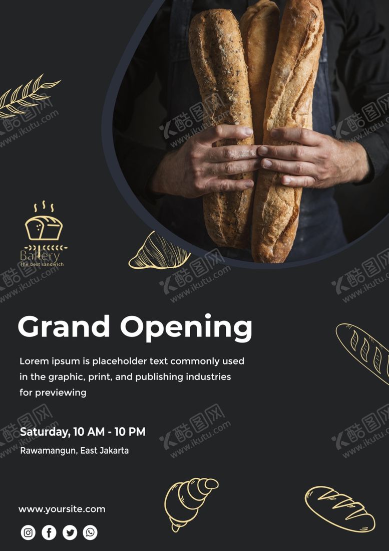 编号：84683709251248455876【酷图网】源文件下载-面包店