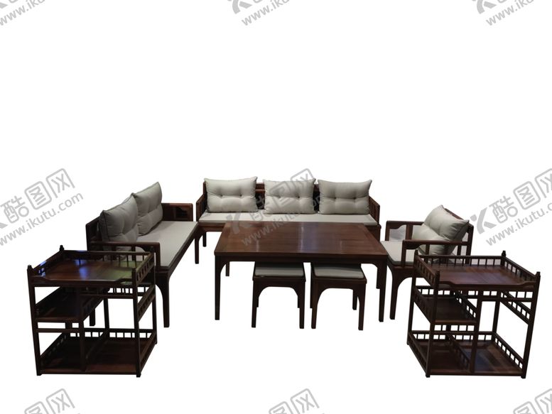 编号：27012710092133525732【酷图网】源文件下载-缅花庄式合川沙发